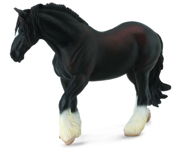 SHIRE HORSE STUTE SCHWARZ (XL)