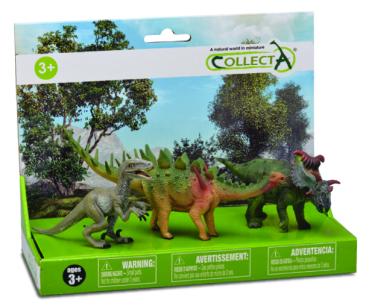 6 ST PRÄHISTORISCHES LEBEN SET PLATFORM