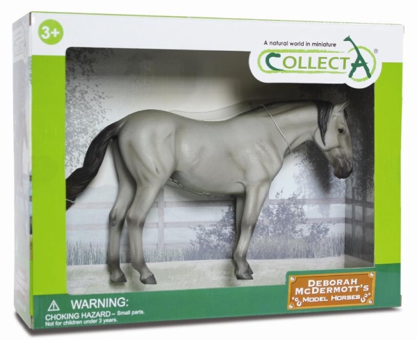 LUSITANO STUTE GRAU 1:12 DELUXE, WINDOW BOX