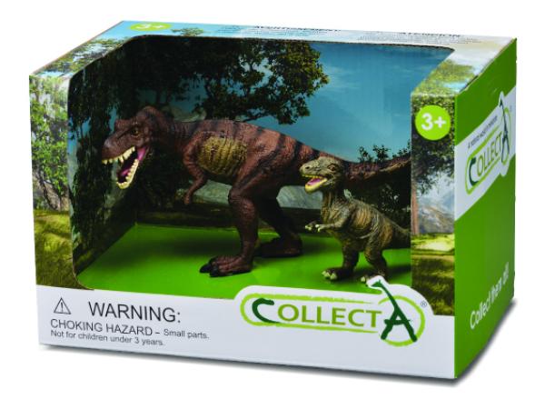 2 ST DINOSAURIER SET, OPEN BOX