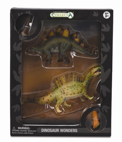 2 ST DINOSAURIER WUNDER SET, WINDOW BOX