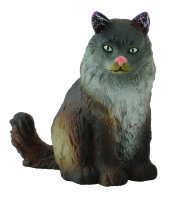NORWEGISCHE WALDKATZE - SITZEND (S)