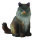 NORWEGISCHE WALDKATZE - SITZEND (S)