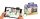 * 3 ST MINI PFERDE MIT STALL - SET