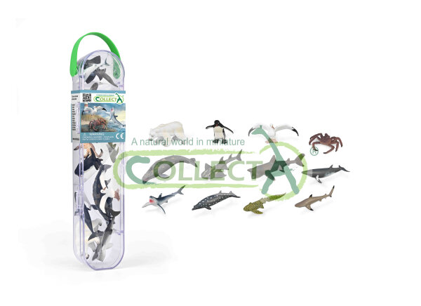 COLLECTA BOX MIT MINI MEERESTIEREN - 3