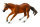 * QUARTER HORSE HENGST ROTBRAUN (XL)