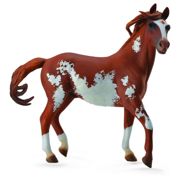 MUSTANG HENGST CHESTNUT OVERO 1:12 (DELUXE)