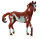 MUSTANG HENGST CHESTNUT OVERO 1:12 (DELUXE)