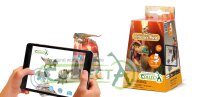 * 3 ST MINI DINOS MIT VULKAN- SET